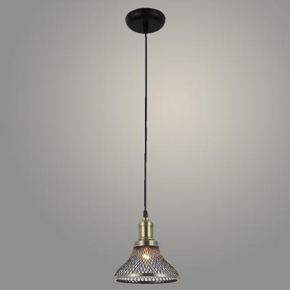 Подвес 74857/1HQ BK+AB черный/бронза 1х40W E27 d180 h900, 24